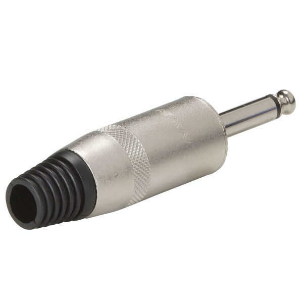 Main product image for Rean NYS225 1/4" Mono Plug Nickel For Speaker Cable 092-147